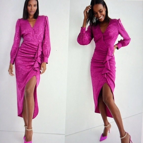 Veronica Beard Weiss Paisley Jacquard Dress 2 - Picture 13 of 16